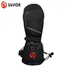 Wholesale microwave leather ski motorcycle electric rechargeable battery heated gloves