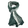 2019 green women scarf fashion warm knit cotton scarf striped shawl