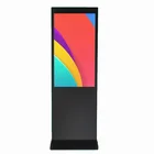 Resscreen 49'' inch black color android 7 5.0G hz wifi dual band advertising totem display kiosk