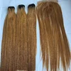 Natural straight cuticle aligned Brazilian remy virgin hair color human Vietnam hair pony tail hair extensions