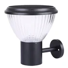 Solar powered decorative garden led solar wall lamp outdoor lighting