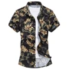 Wholesale Short Sleeve Floral Soft Rayon Mens Beach Wear Shirts
