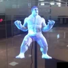 LED 3D fans player play HD video and picture Wifi/SD card connect computer/smart phone operate new advertising equipment
