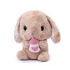 cute long eared bunny rabbit plush toy rabbit doll for child with bottle