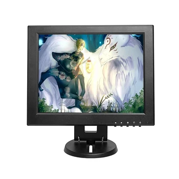 Square Screen 12" Mini TV & Car Video Player & Computer Display TFT LCD Color Screen PC Monitor