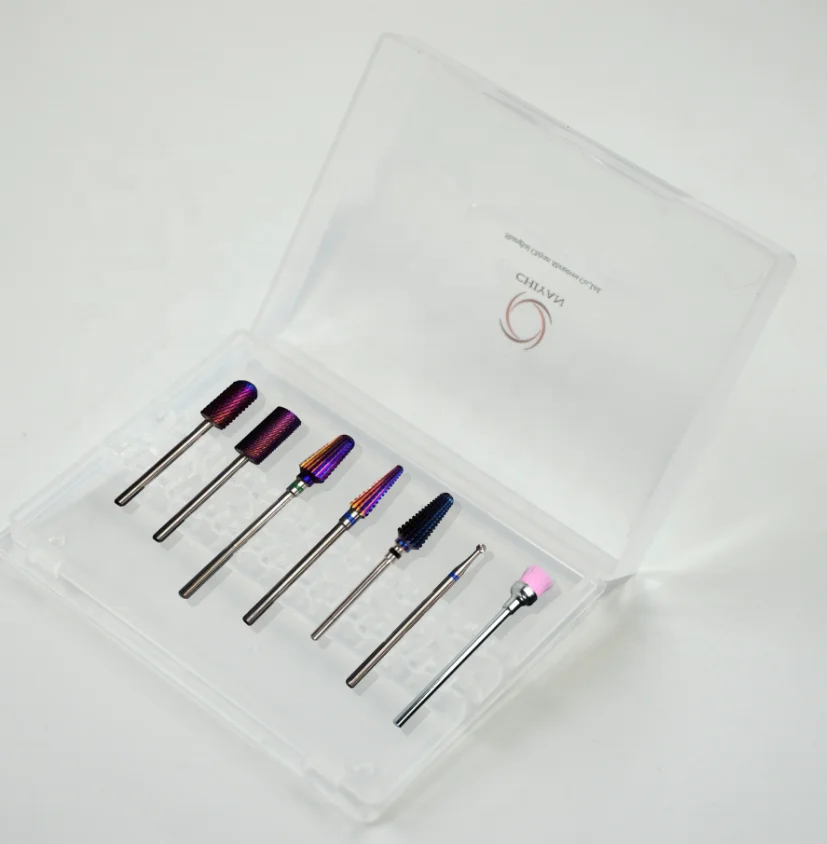 Professional Carbide Milling Cutter Nail Manicure Nail Drill Bits Sets, Silver/golden/blue/purple
Professional Carbide Milling Cutter Nail Manicure Nail Drill Bits Sets, Silver/golden/blue/purple
