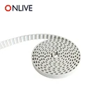 s3m s5m s8m automatic door timing belt at5 at10 open pu timing belt red rubber coating timing belt china