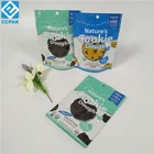 Privatal Label blue shinning grip seal mylar foil bags/light proof doypack with resealed zip for popcorn