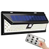 Solar Security 118 LED Wall Lamp Wide Angle Lighting Solar Powered Waterproof Wireless Lights Solar Home Garden LED Light