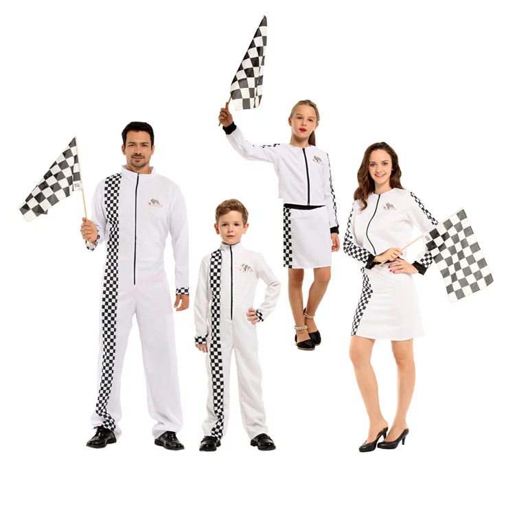 Famaily Racer Ролевой костюм Косплей Карнавальный костюм для детей и взрослых девочек мальчиков