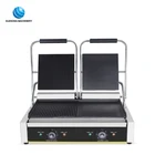 CE double contact grill steak special clamp furnace griddle fry machine Sandwich Grill Panini