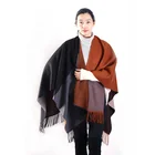Rhinestone Rayon Wed Red And Black Real Fox Fur Mink Pashmina Shawl For Home