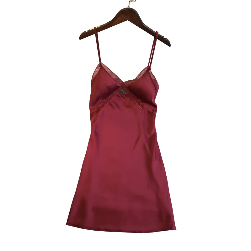 New arrival summer sleeveless hollow V neck design nightwear sexy girls women satin sleepwear
New arrival summer sleeveless hollow V neck design nightwear sexy girls women satin sleepwear