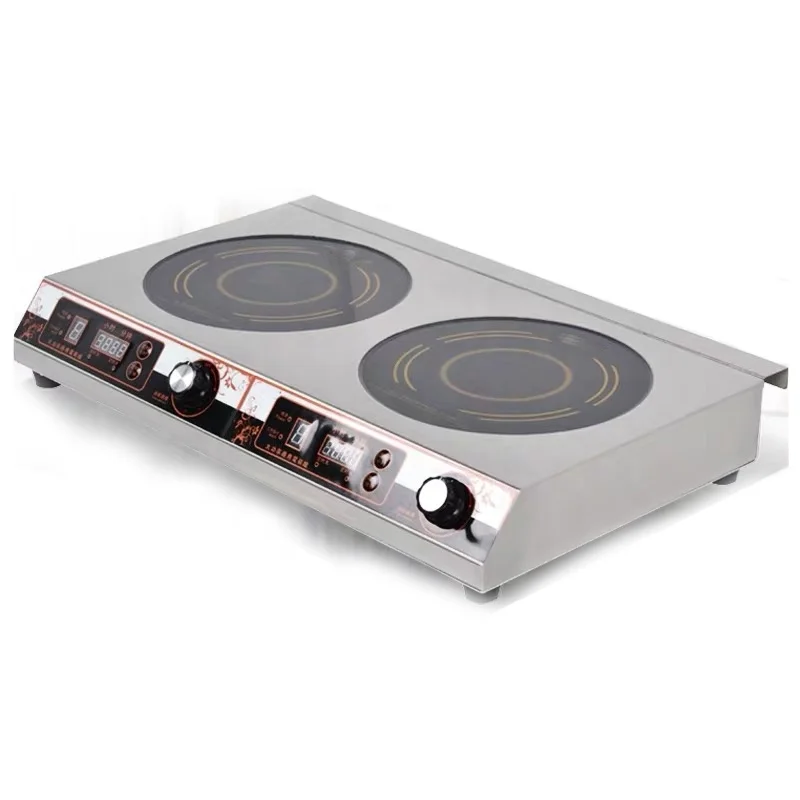 High Quality Cheap Price 220v 3500w Double Plate Induction Cooktop