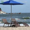 Factory Wholesale Outdoor Sun Lounger Beach Chaise Lounger With umbrella