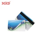 PVC blank rfid chip ic/id magnetic stripe credit size card