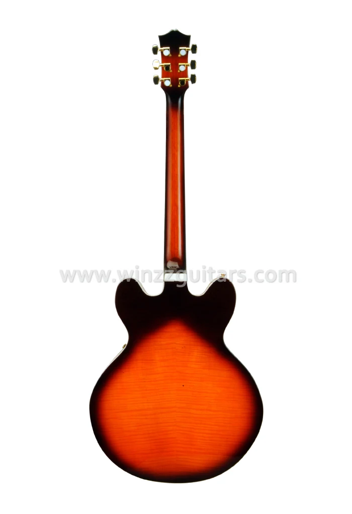すべての固体winzzダブルカッタウェイfホールホローボディエレクトリックジャズギター( egj280)仕入れ・メーカー・工場