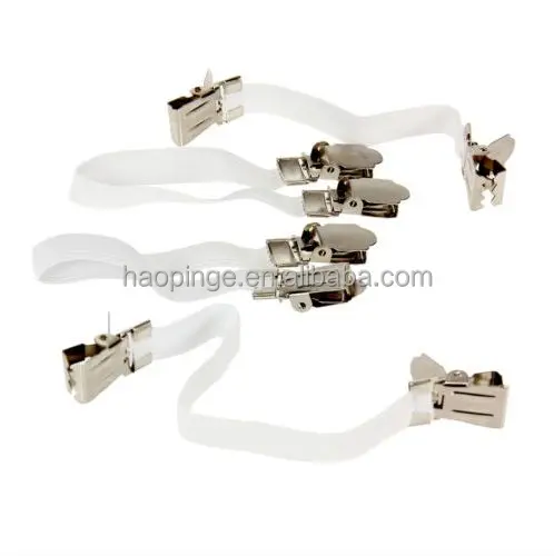 Sheet Grippers/ Bed Sheet fastener Straps/ Bed Sheet elastic braces straps Clip