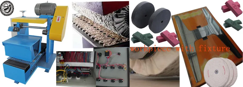 Stainless Steel Automatic Lock Panel Bathroom Accessories Flat Disc Polisher Surface Buffing Rotary Polishing Machine For Metal 3