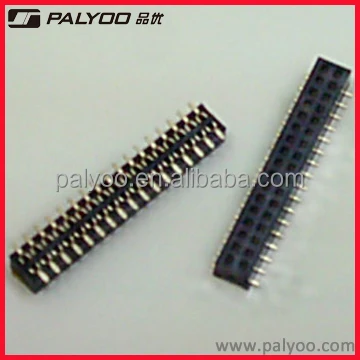 中国製pcb金メッキ デュアル行雌ヘッダ 2.54 ミリメートル仕入れ・メーカー・工場