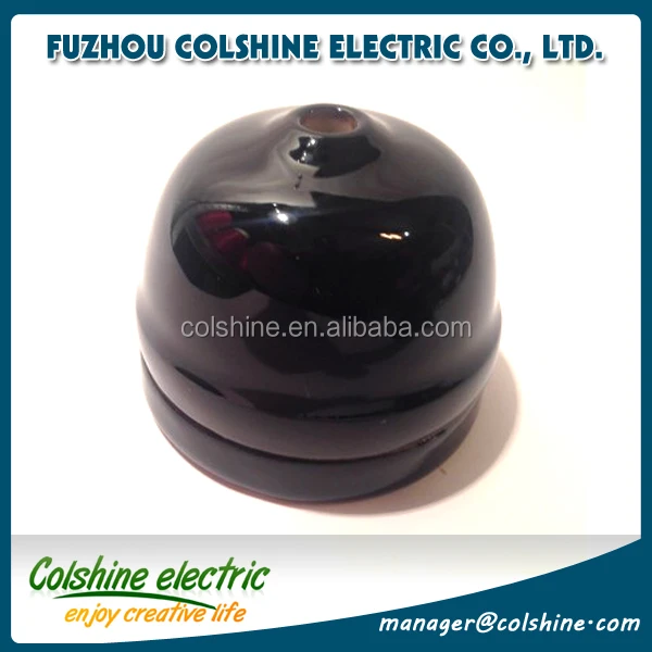 熱い販売の黒の磁器の電球ホルダーe27/電球ソケットe27仕入れ・メーカー・工場