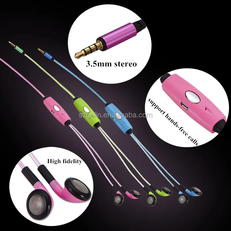 2014 newest El Wire Earphone,take action to enjoy the music rhythm!
