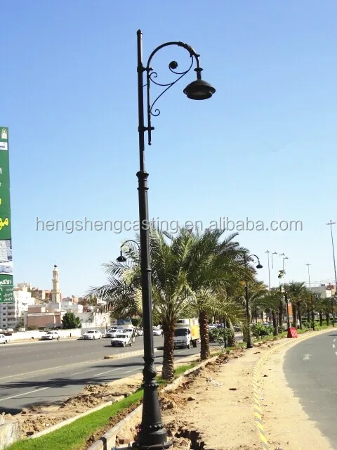 Decorative Cast Iron Street Lighting Pole 