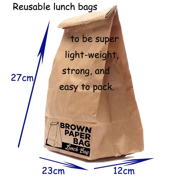 chinese manufacturer brown paper bag lunch bag box