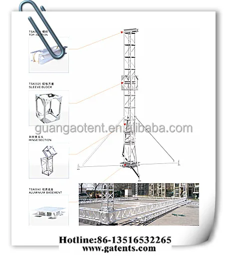 China good supplier High-ranking event led truss