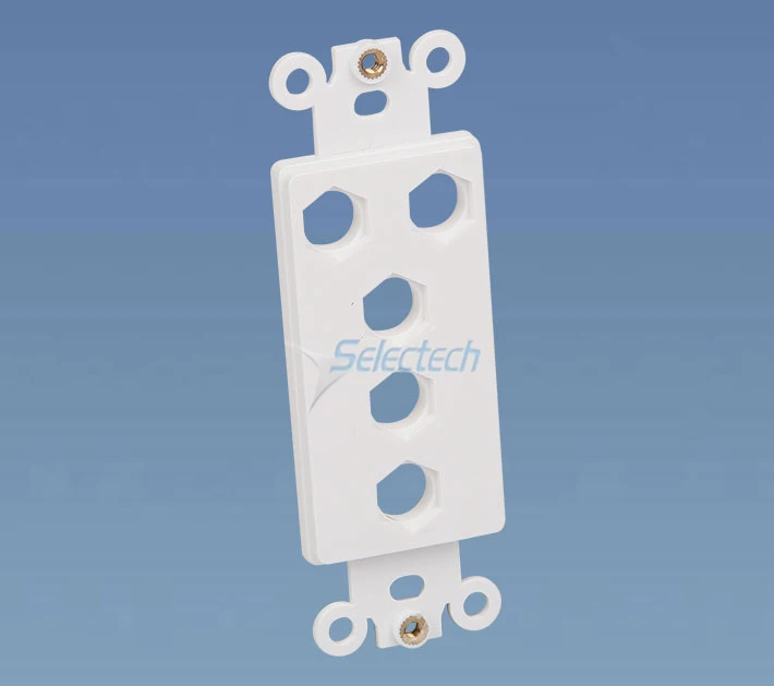 port rj45 inset RCA dual face plate