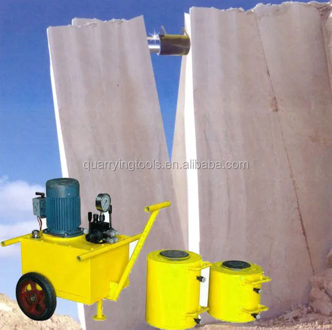Hydraulic Jack machine for quarrying