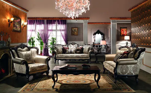 Nieuwe klassieke antieke bank set/luxe stijl tuinmeubilair/royale ... Woonkamer klassiek banken