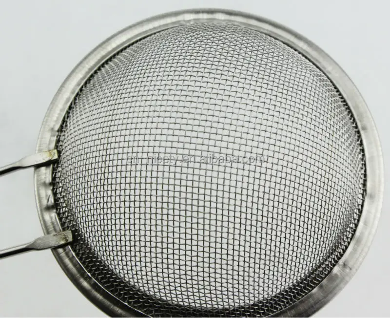 Wholesale Kitchenware 201 Stainless Steel Square Wire Mesh Strainer