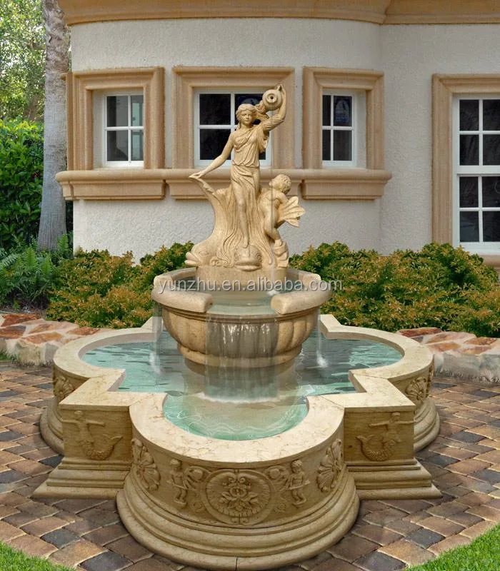 Stone Outdoor Nude Sexy Lady Statue Water Fountain Buy Outdoor Water Fountain Garden Marble