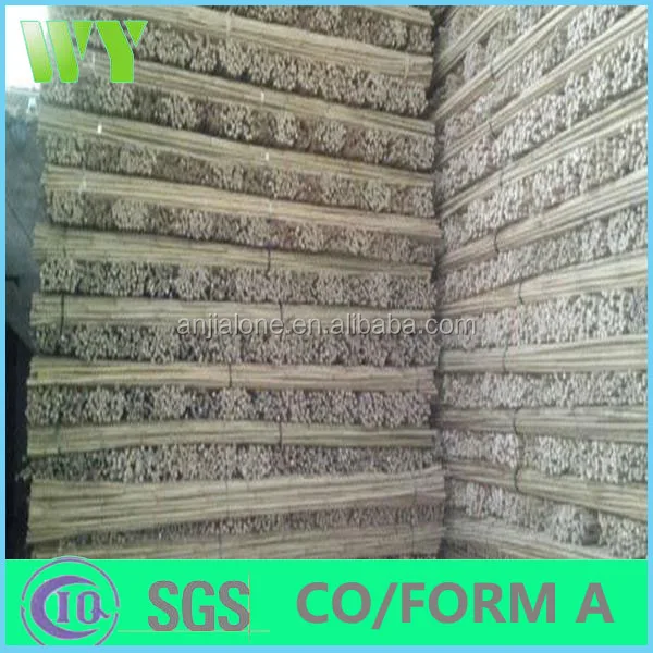 WY-CC083 2016 Hight quality raw bamboo poles/advanced material in construction