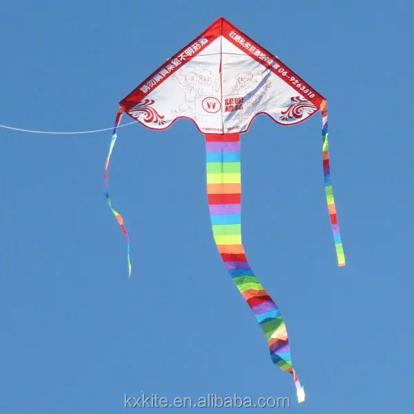 custom printed triangle shape kite for promotion