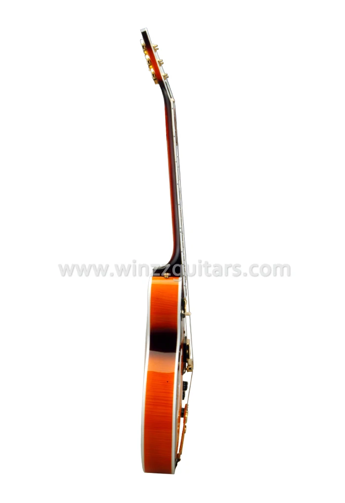 すべての固体winzzダブルカッタウェイfホールホローボディエレクトリックジャズギター( egj280)仕入れ・メーカー・工場
