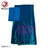 Wholesale Textile Material African Beaded Silk Velvet lace Fabric with Stones for Dress