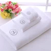 P23 White 100% Cotton Terry Luxury Hotel Egyptian Cotton Towels with Embroidered Logo