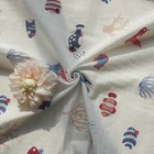 Best quality muslin printed 100% cotton gauze fabric to make baby bib