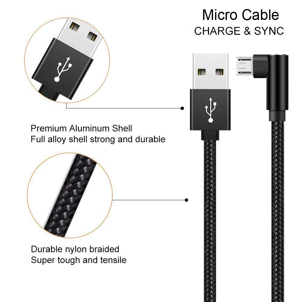 V8 usb cable best seller data charger for android Galaxy - ANKUX.COM