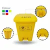 Logo customized medical use foot operated plastic waste bin with good quality