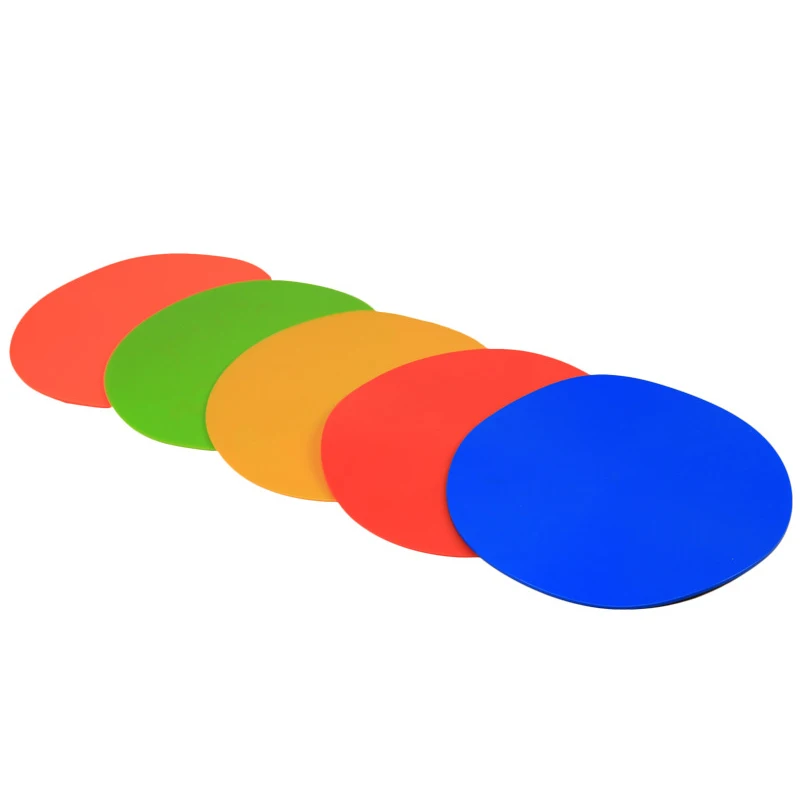 9 inch Spot On Bright Circles Markers Flat Field Cones for Basketball Football Training and Drills, Blue/orange/yellow/green/red
9 inch Spot On Bright Circles Markers Flat Field Cones for Basketball Football Training and Drills, Blue/orange/yellow/green/red