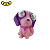 2018 hot selling vinyl squeeze pop out eye ear droop dog toy for children