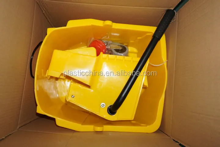 20l high quality single plastic wringer mop bucket with wheels