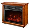 infrared electric heater Fireplace with Mantel