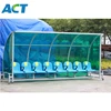 Portable Soccer Team Shelter / Dugouts , outdoor seating within color seats