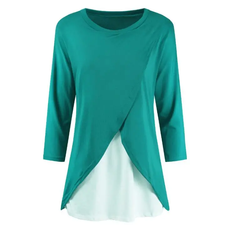 cz38136w Women Green Double Layered Front Nursing Breastfeeding Maternity Tops Blouse Clothes Long Sleeve, Green;light green
cz38136w Women Green Double Layered Front Nursing Breastfeeding Maternity Tops Blouse Clothes Long Sleeve, Green;light green