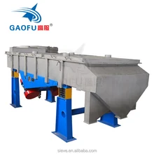 SZF Series granule linear sifter vibratory screen separator for Caco3 classifying