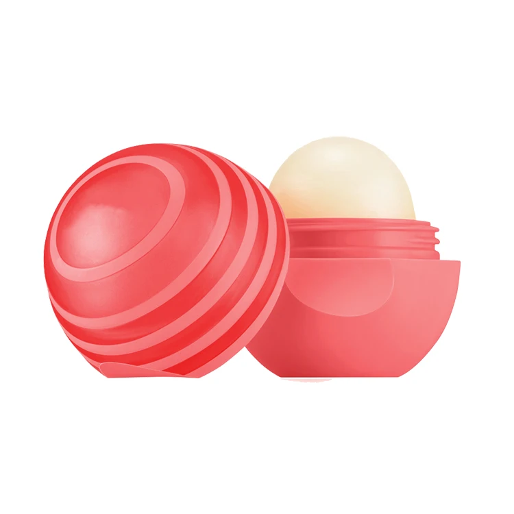 Wholesale cheap private label egg shaped natural scented lip balm